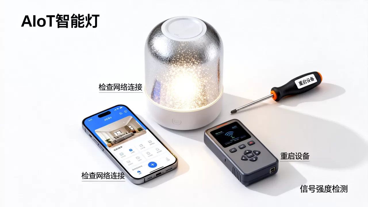 AIoT灯为何闪烁不停？智能家居设备故障排查方法