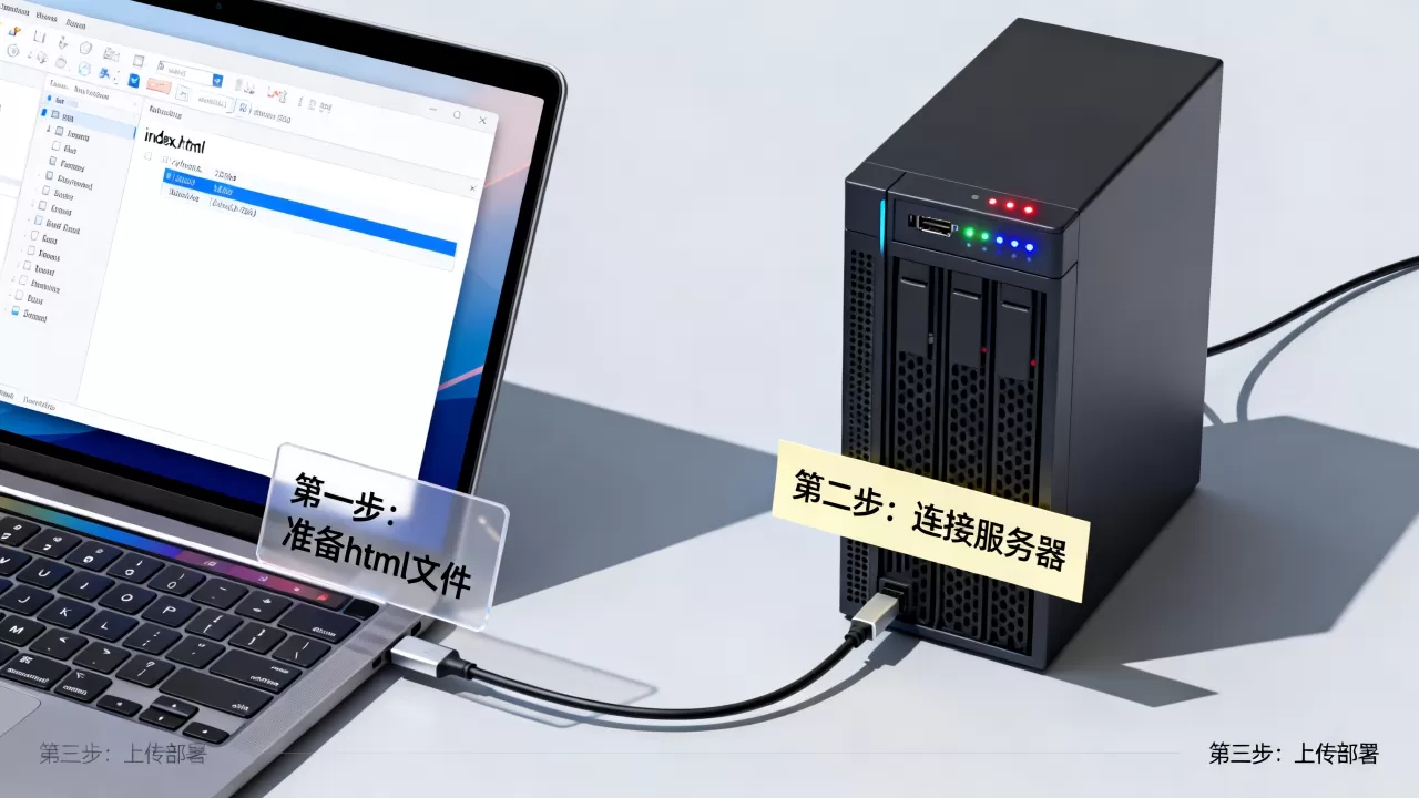 html文件怎么上传到服务器？如何将html网页部署到服务器