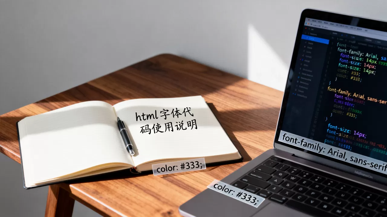 html字体代码表怎么用？html字体代码大全