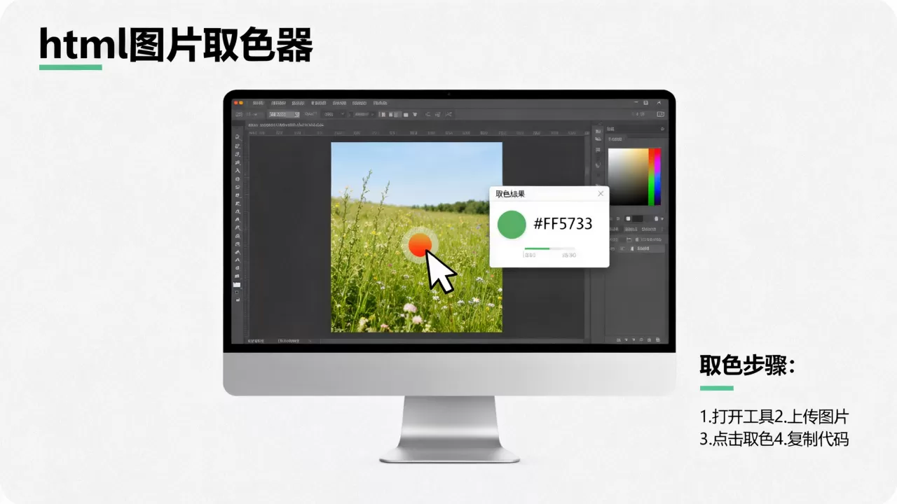 html图片取色器怎么用？在线取色工具推荐