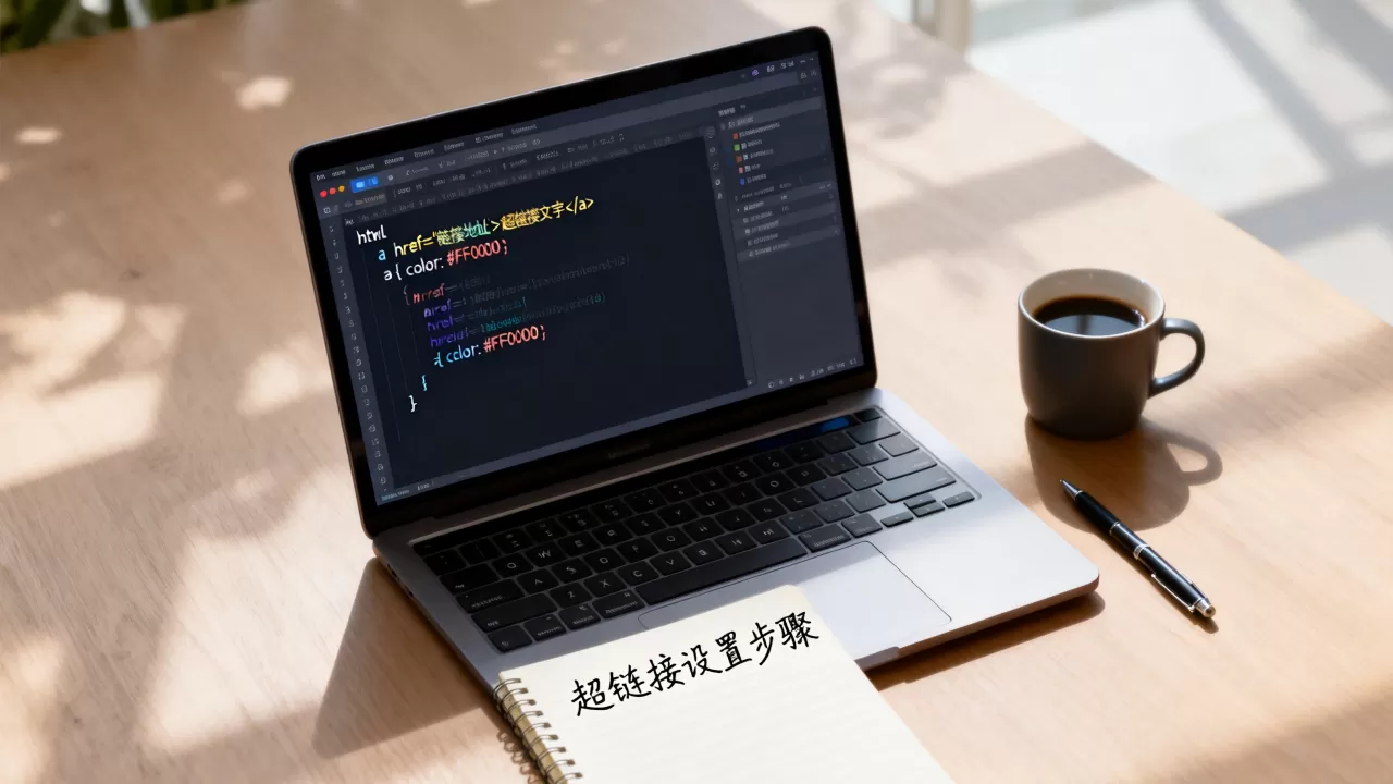 html中文字超链接怎么设置？html超链接字体颜色修改