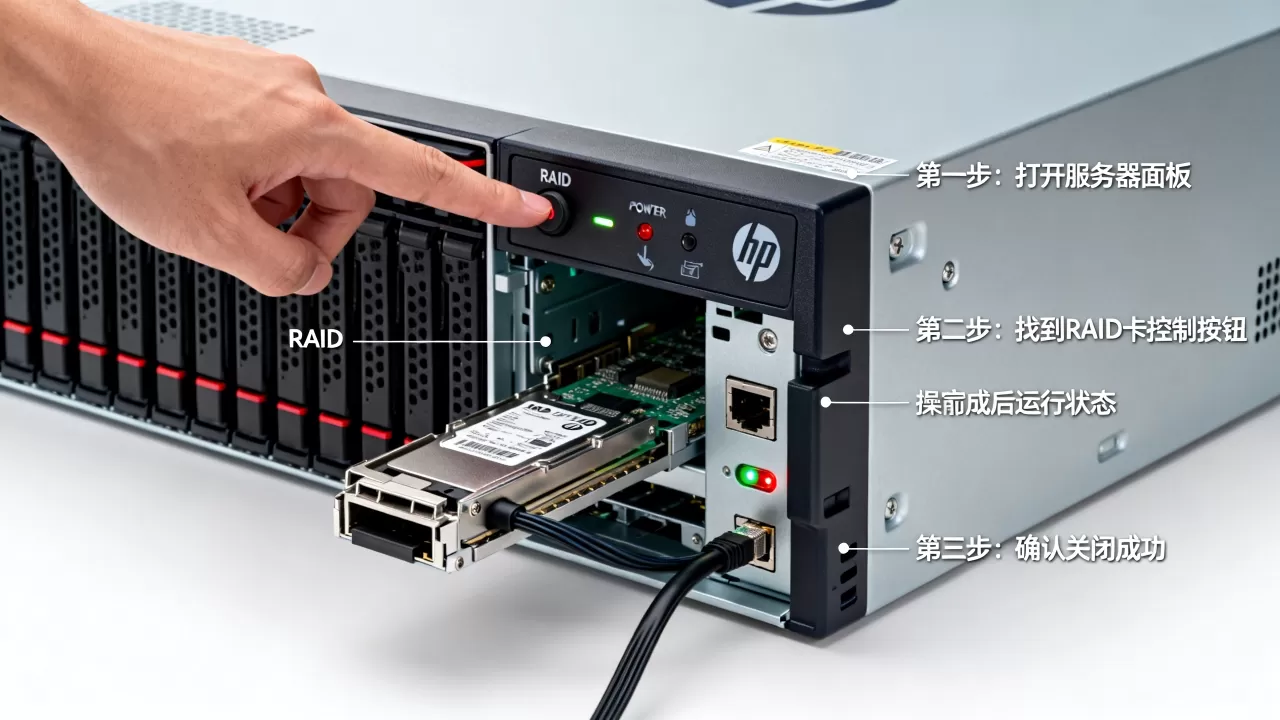 如何关闭HP服务器RAID卡？关闭raid卡详细步骤