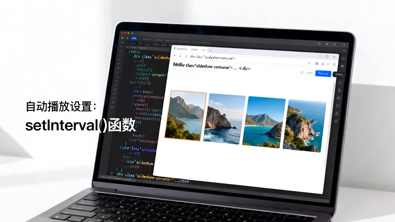 html图片轮播样式怎么写？如何实现自动播放