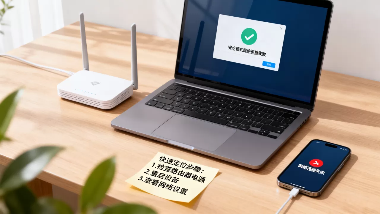 安全模式怎么网络连接失败？网络连接失败时怎么快速定位