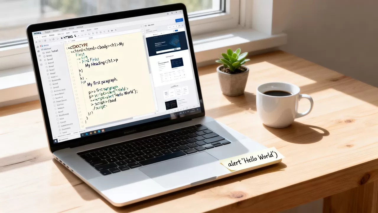 HTML5如何嵌套JS?html5调用js代码实例 HTML5如何嵌套JS?html5调用js代码实例