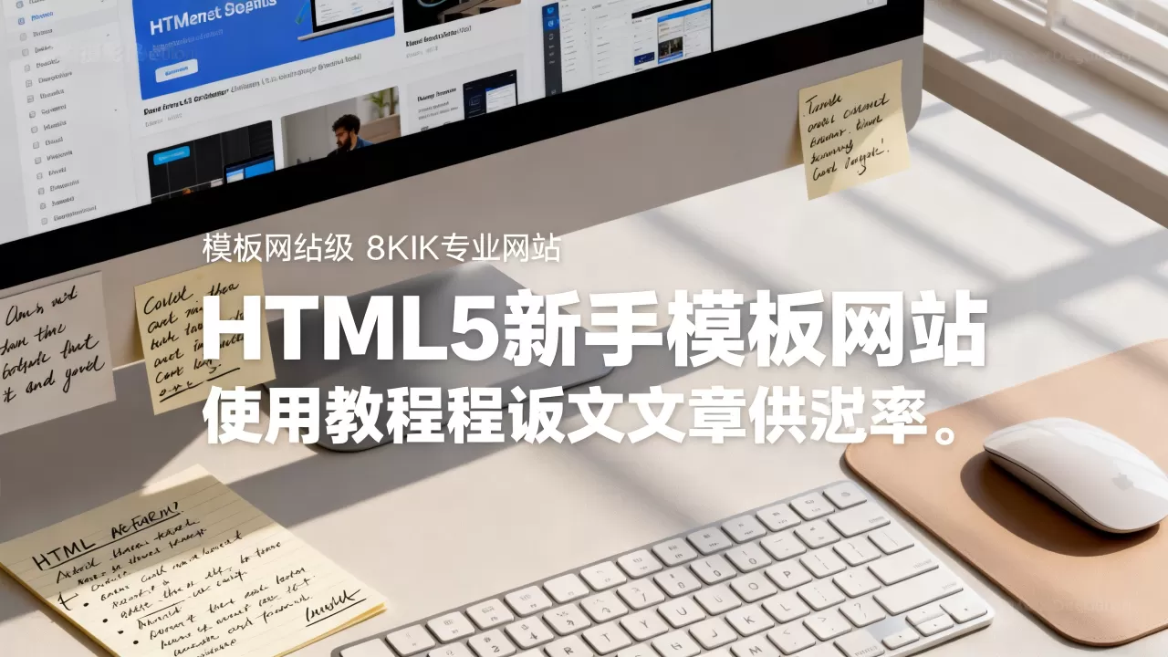 HTML5新手模板网站怎么用？html5模板网站源码免费下载