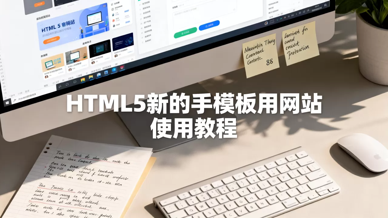 HTML5新手模板网站怎么用？html5模板网站源码免费下载