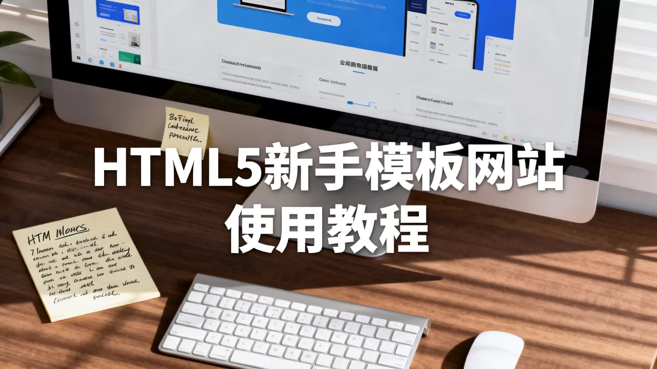 HTML5新手模板网站怎么用？html5模板网站源码免费下载
