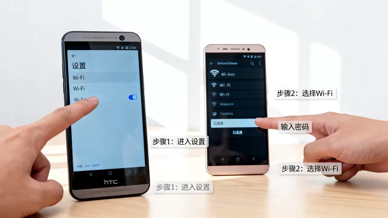 htc手机重置后怎么连接服务器？htc手机恢复出厂设置后怎么连接wifi