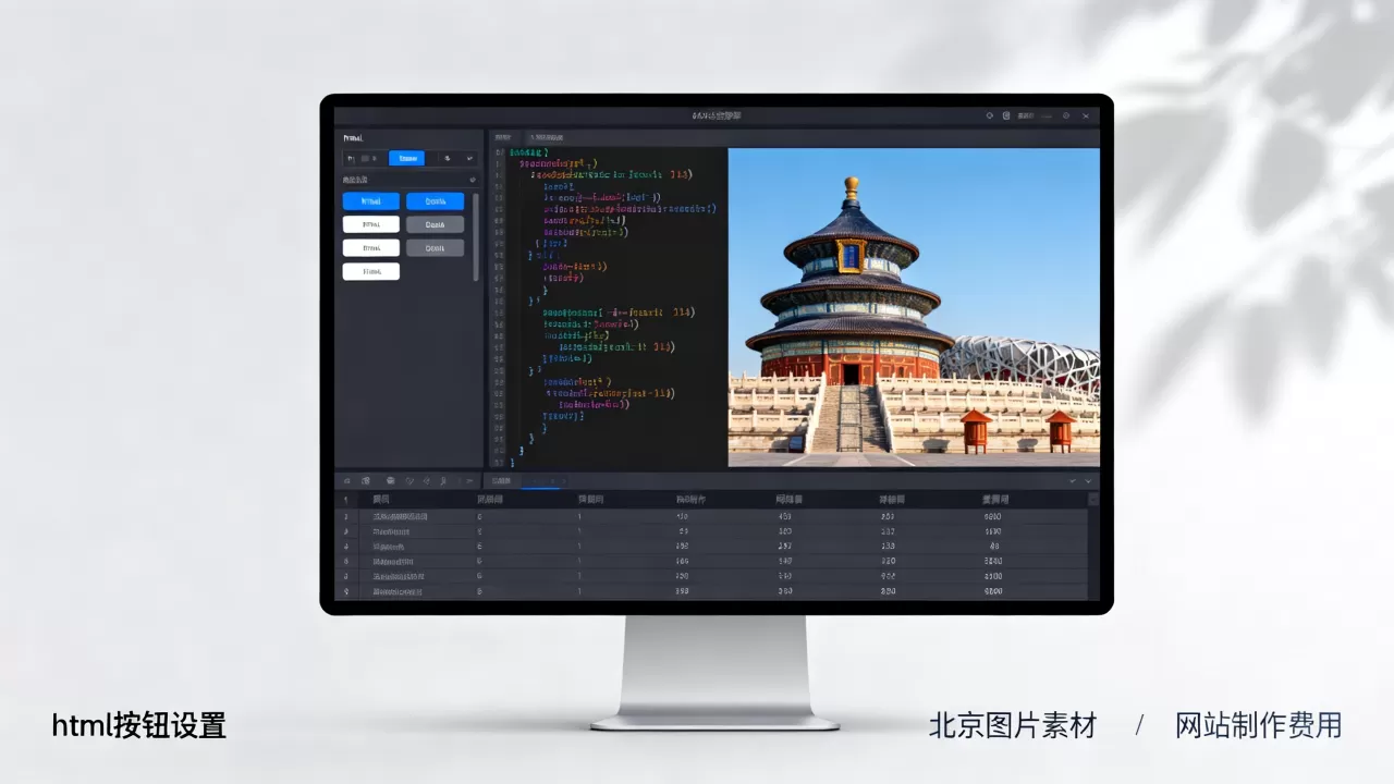 html按钮北京图片怎么设置？北京图片网站制作费用