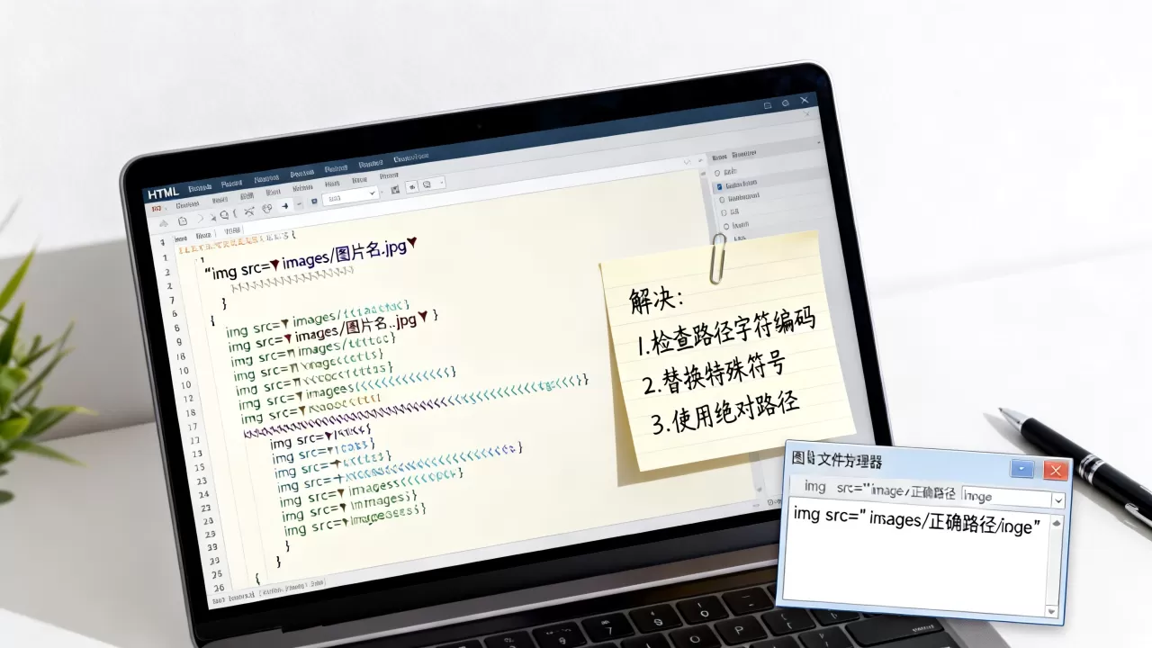 html图片路径乱码怎么办？html图片路径乱码解决方法