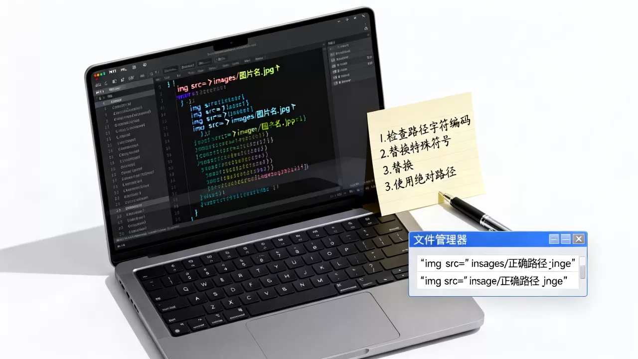 html图片路径乱码怎么办？html图片路径乱码解决方法