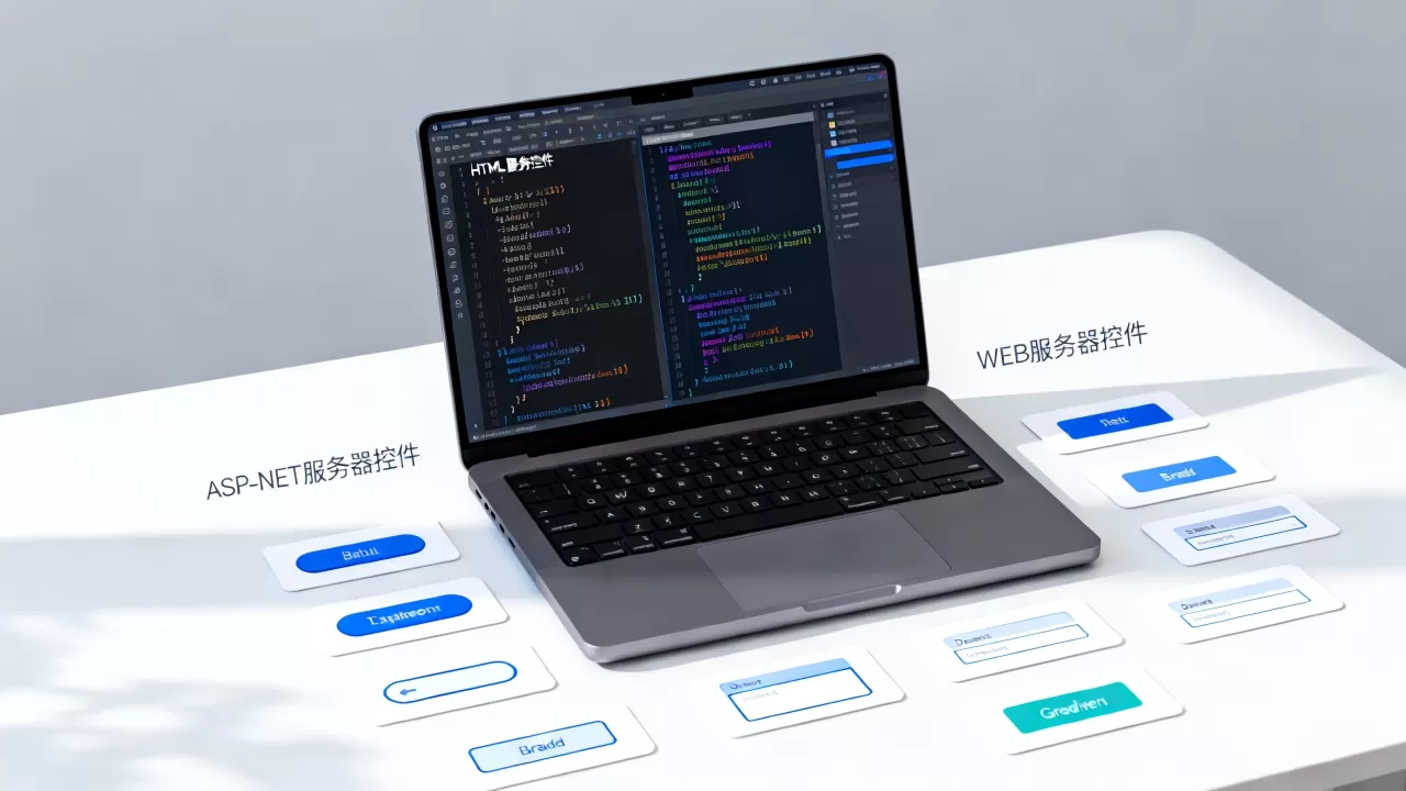 HTML服务器控件和WEB服务器控件区别是什么？ASP.NET服务器控件有哪些