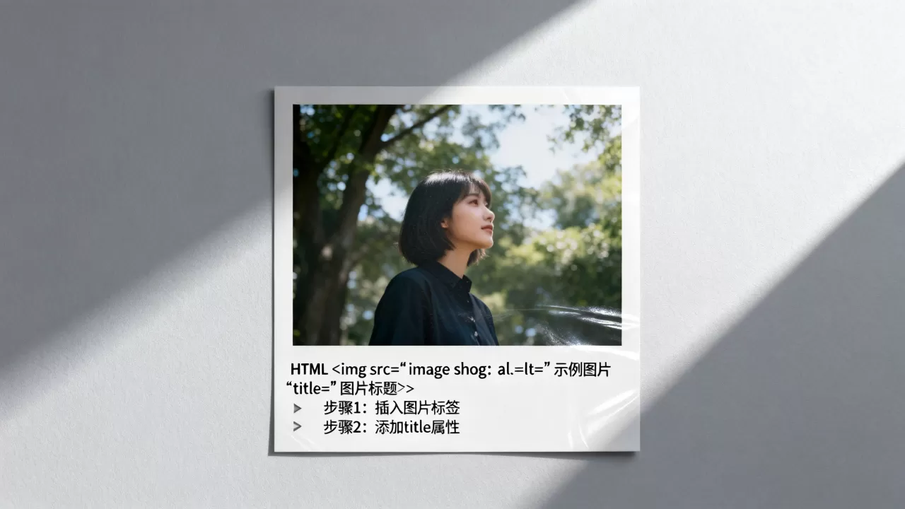 html图片加标题怎么操作？html图片加标题代码