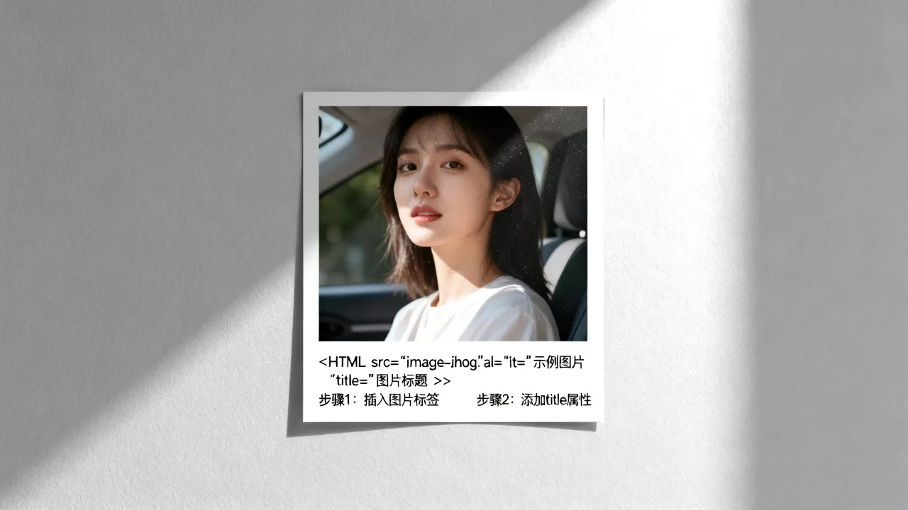 html图片加标题怎么操作？html图片加标题代码