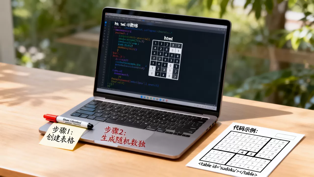 html数独游戏怎么做？html数独游戏代码怎么写