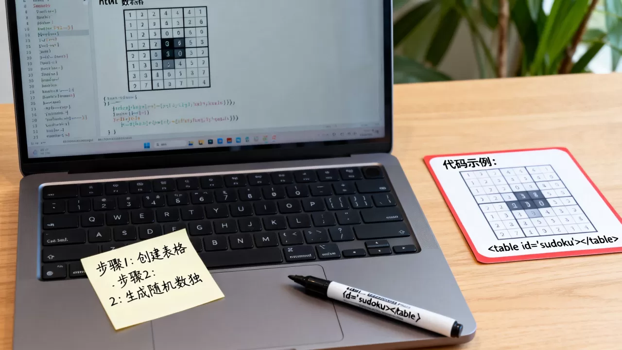 html数独游戏怎么做？html数独游戏代码怎么写