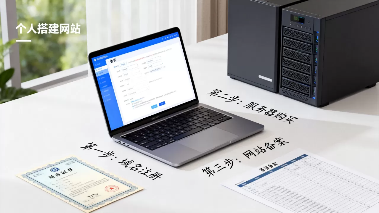 个人合法网站怎么搭建？个人网站备案流程详解