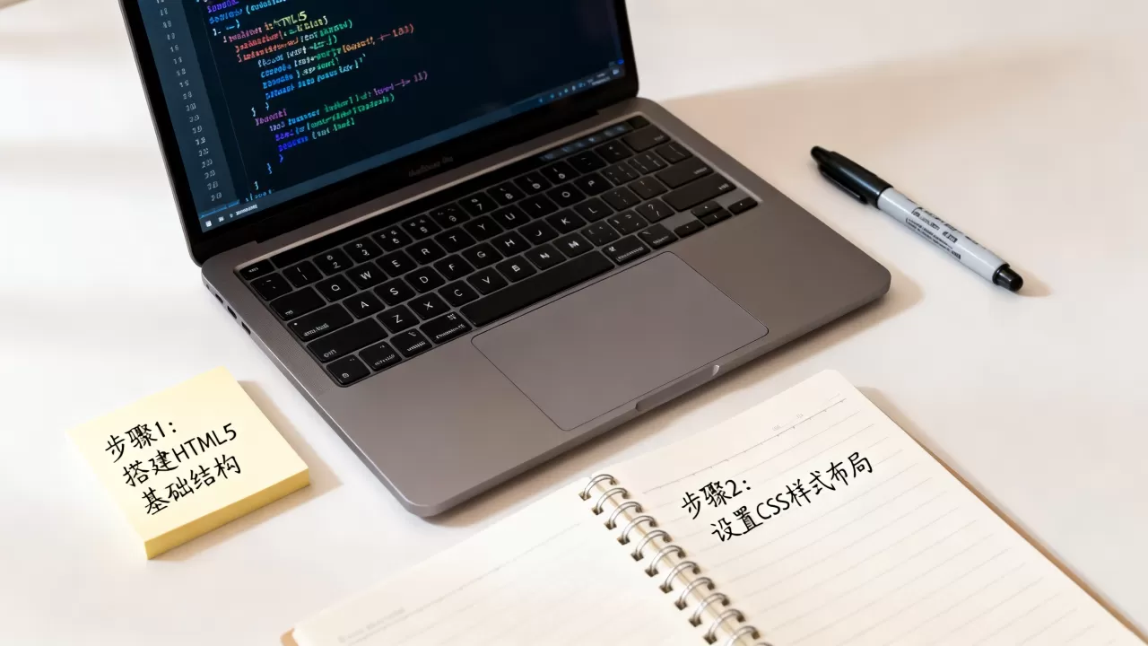 HTML5网站布局教程怎么做？零基础入门详细步骤