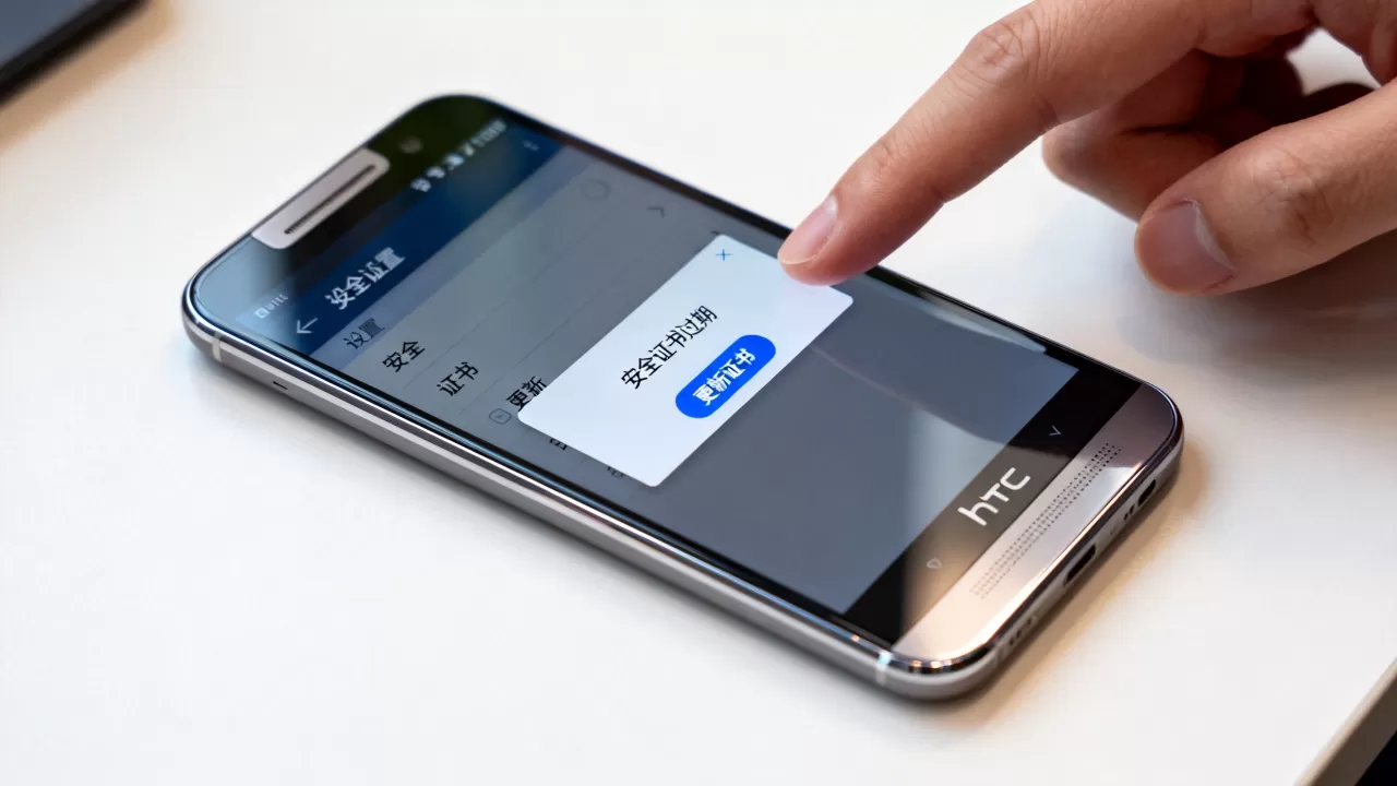 htc手机安全证书过期怎么办？htc手机安全证书过期解决方法