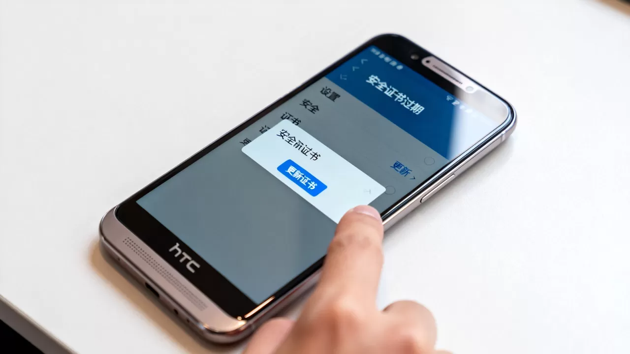 htc手机安全证书过期怎么办？htc手机安全证书过期解决方法