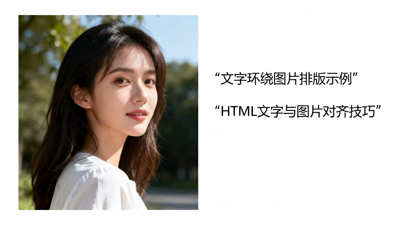 HTML文字紧跟图片怎么解决？如何让网页排版更美观