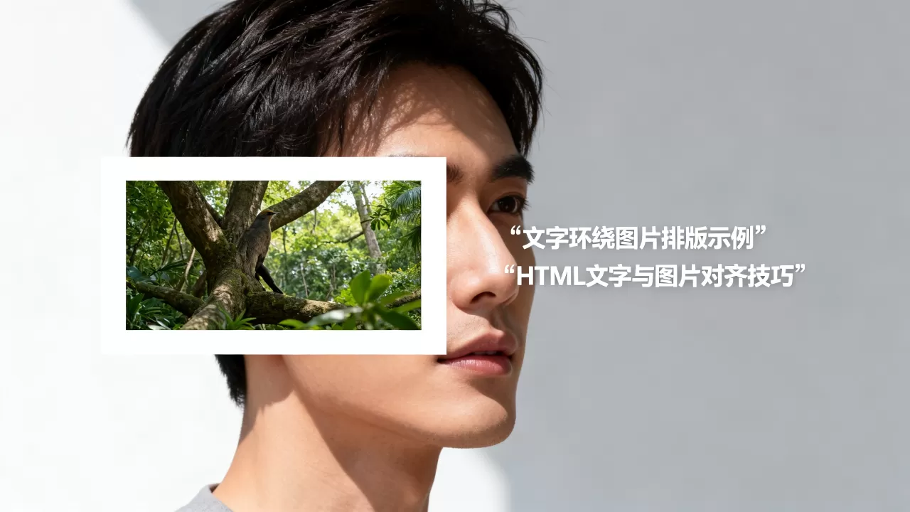 HTML文字紧跟图片怎么解决？如何让网页排版更美观