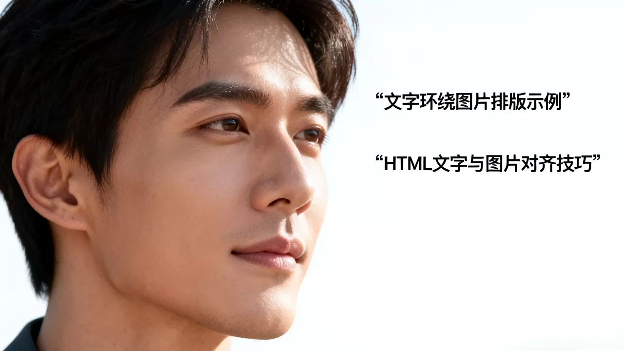 HTML文字紧跟图片怎么解决？如何让网页排版更美观
