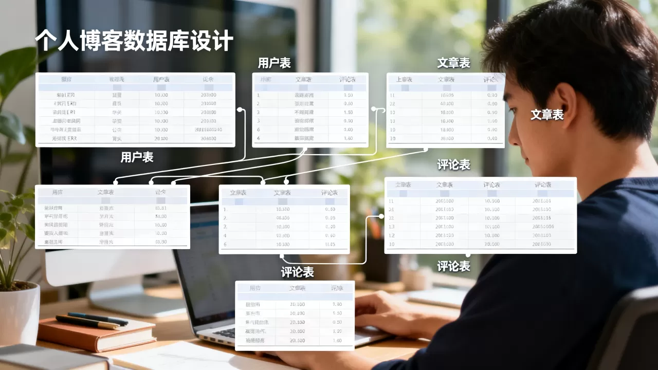 个人博客数据库怎么设计？个人博客数据库设计模板