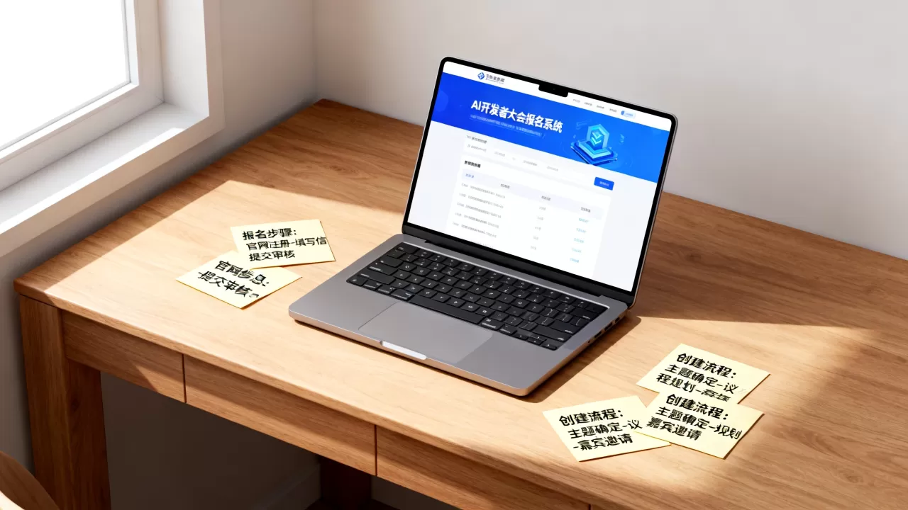 AI开发者大会如何报名？创建AI开发者大会流程