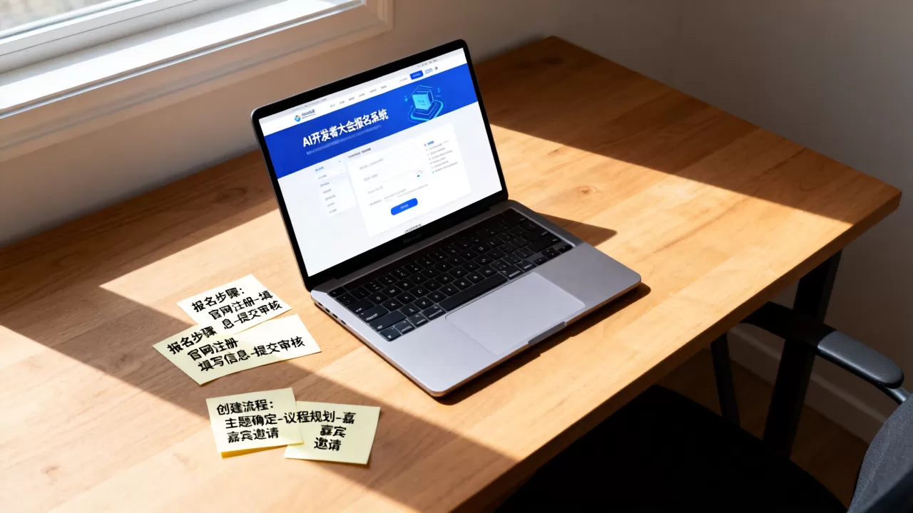 AI开发者大会如何报名？创建AI开发者大会流程