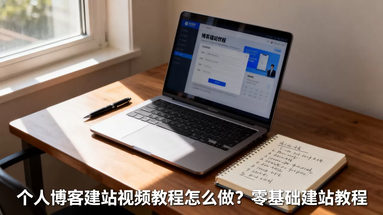 个人博客建站视频教程怎么做？零基础建站教程