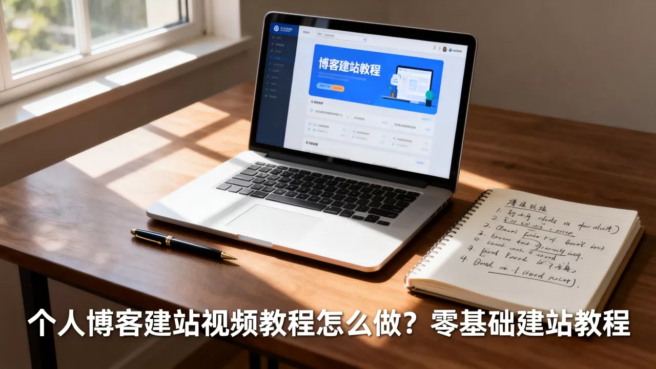 个人博客建站视频教程怎么做？零基础建站教程