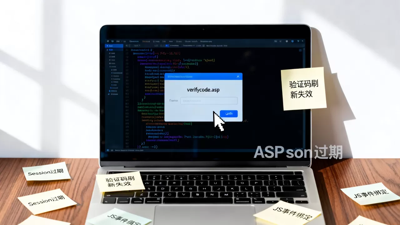 ASP点击验证码刷新失效怎么办？asp点击验证码刷新失效解决方法
