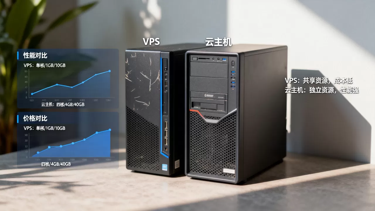 VPS和云主机有啥区别？云服务器和VPS哪个更划算