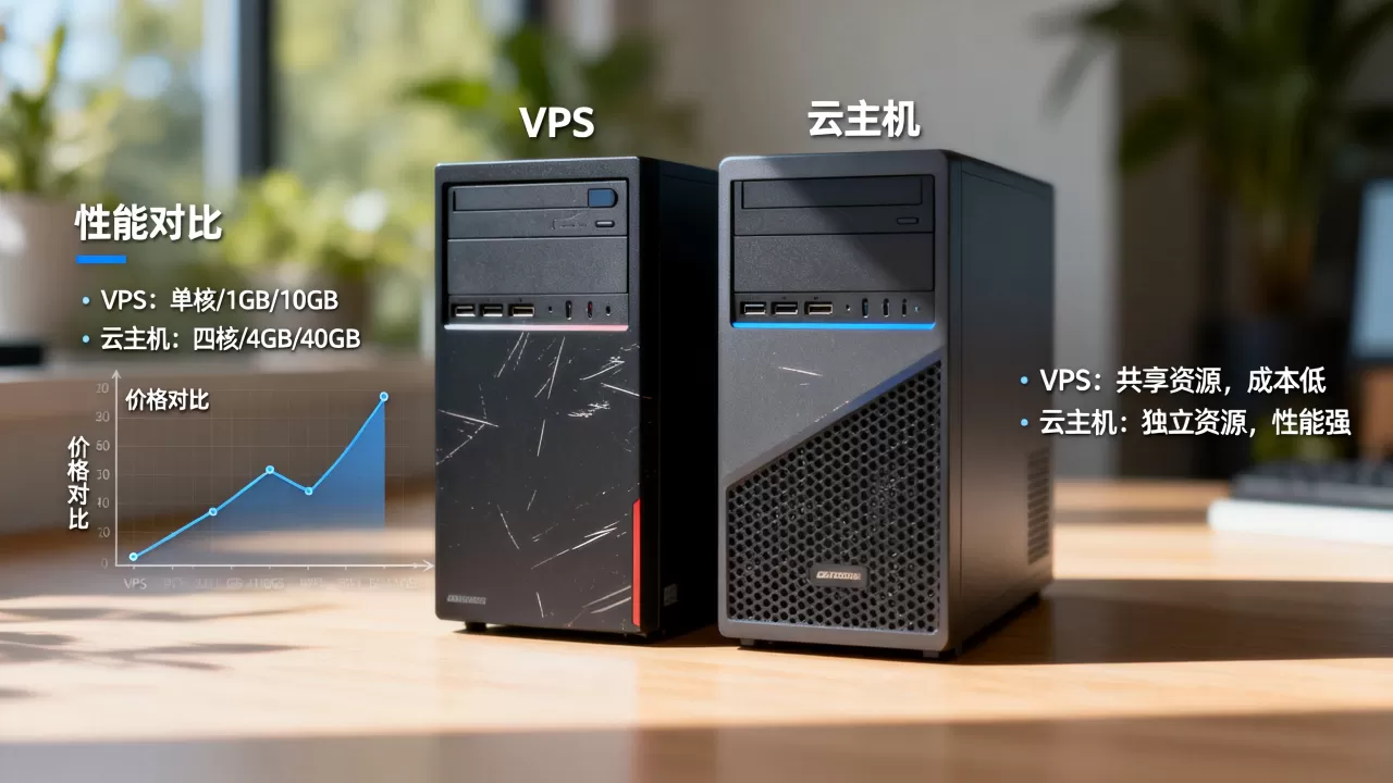 VPS和云主机有啥区别？云服务器和VPS哪个更划算