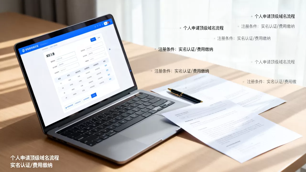 个人可以申请注册顶级域名吗？个人注册顶级域名需要什么条件
