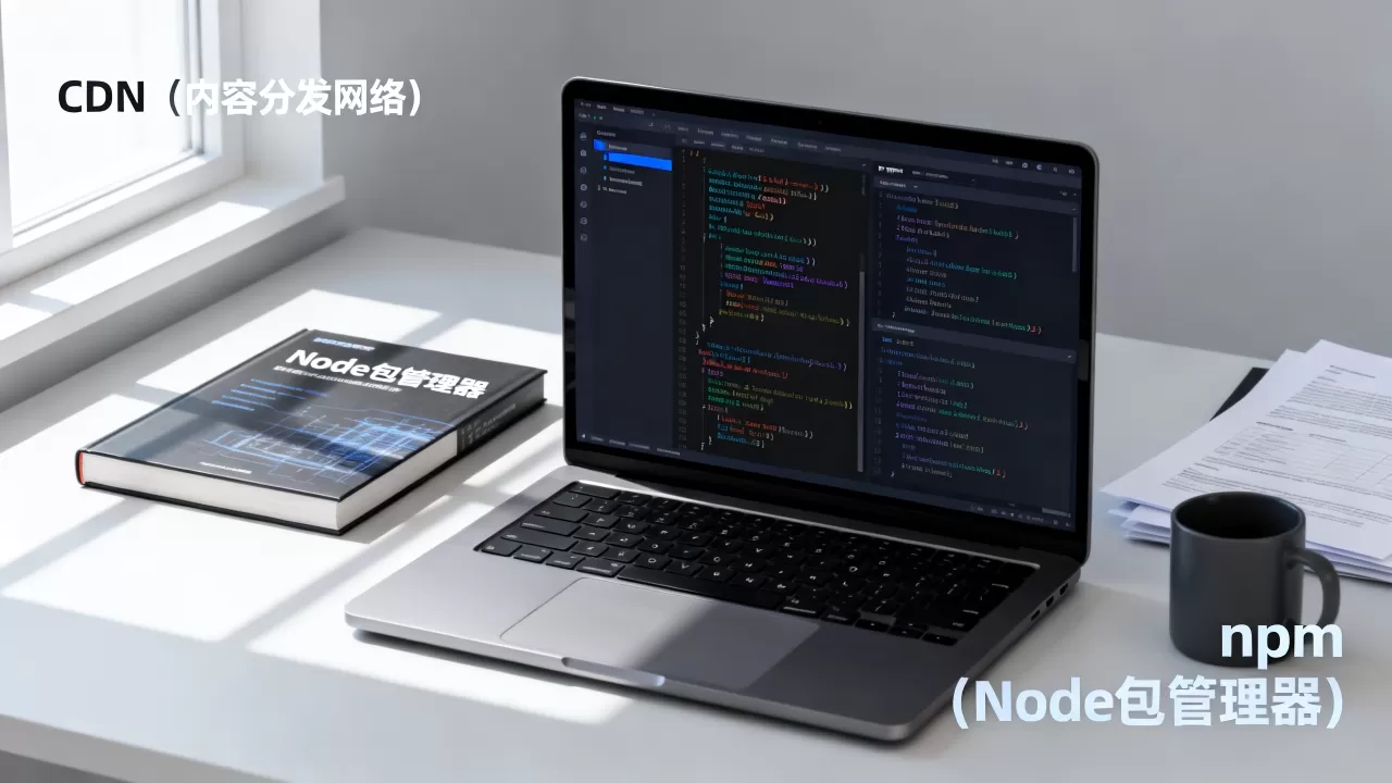 cdn和npm有什么区别？npm和cdn的区别是什么