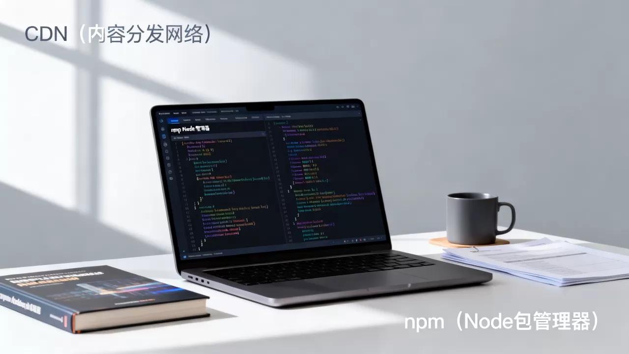 cdn和npm有什么区别？npm和cdn的区别是什么