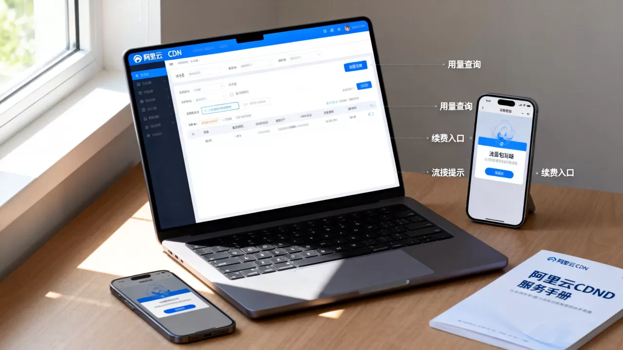 阿里云cdn用量用完了怎么办？阿里云cdn流量包到期怎么续费