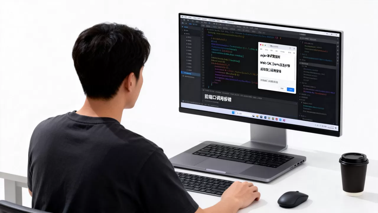 ajax查数据库_跑通Web SDK Demo怎么实现？前端调用接口报错怎么解决