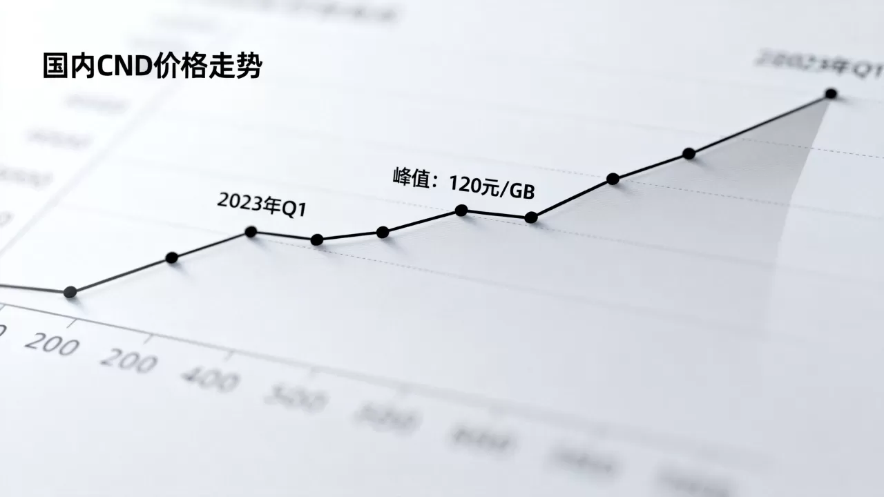 国内cdn价格走势