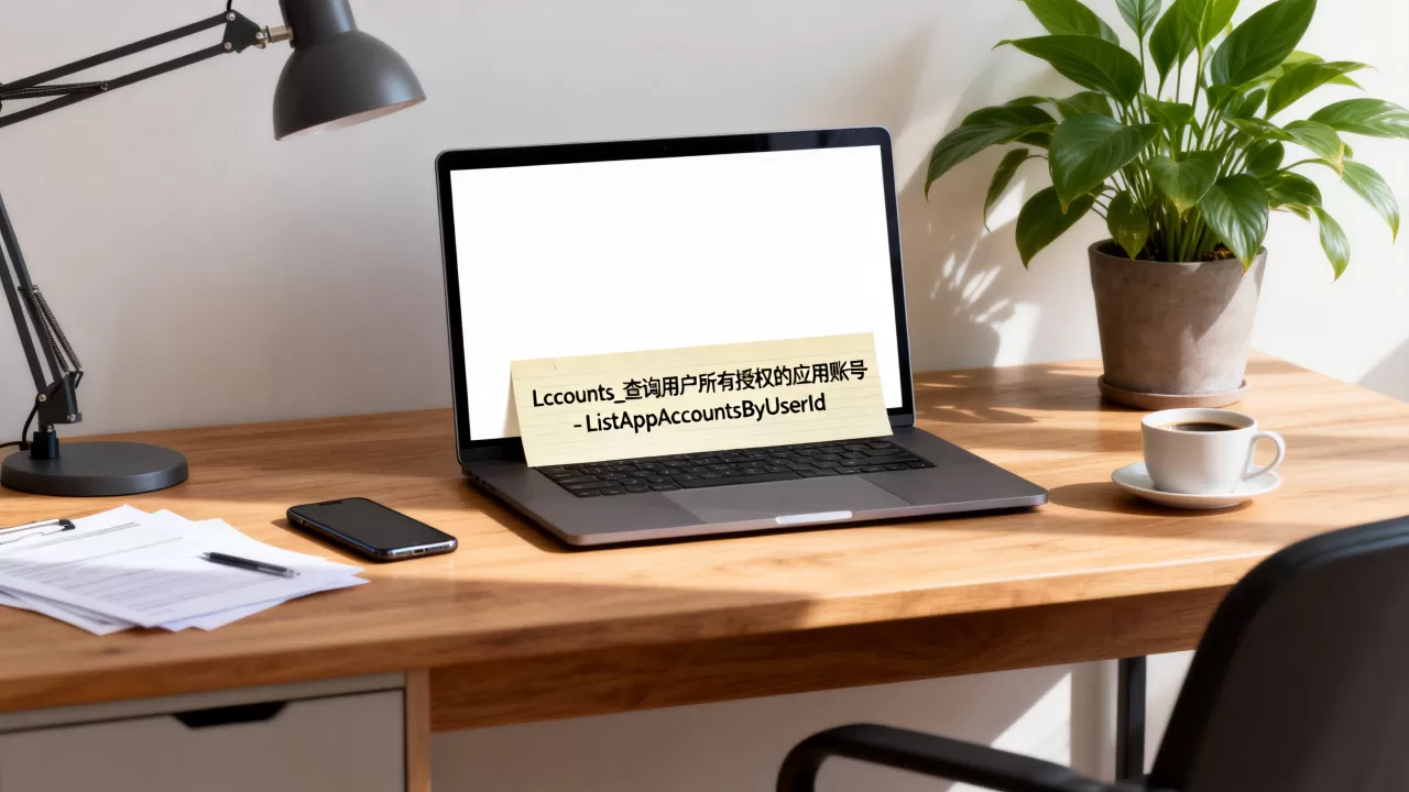 accounts_查询用户所有授权的应用账号 - ListAppAccountsByUserId
