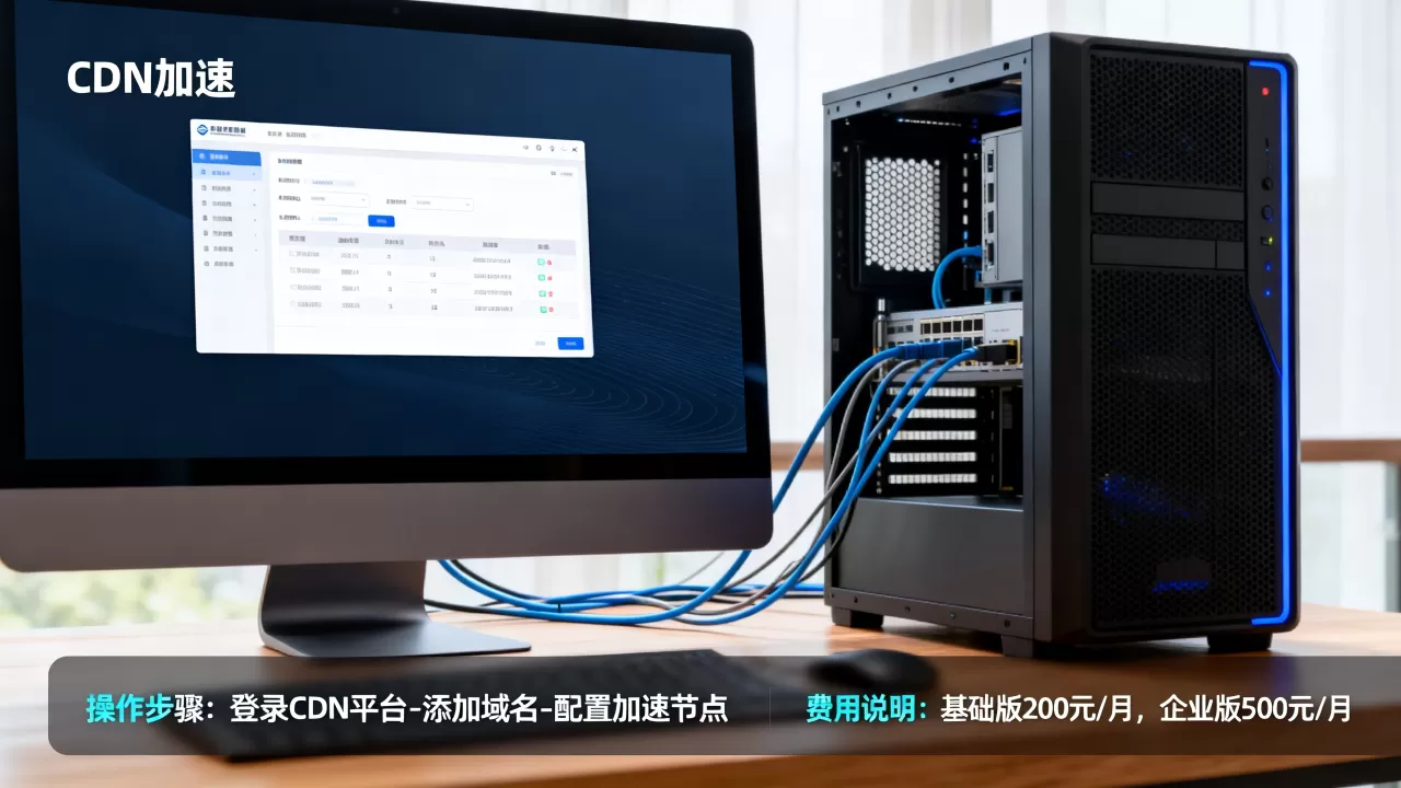 CDN加速整个网站怎么操作？cdn加速整个网站费用是多少
