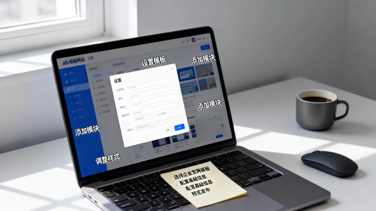 ab模板网站怎么设置？如何快速搭建企业官网