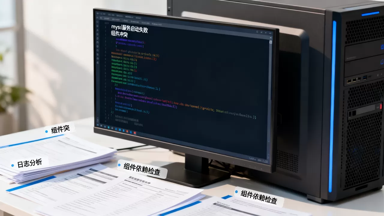 mysql组件冲突怎么解决？mysql组件冲突导致服务启动失败