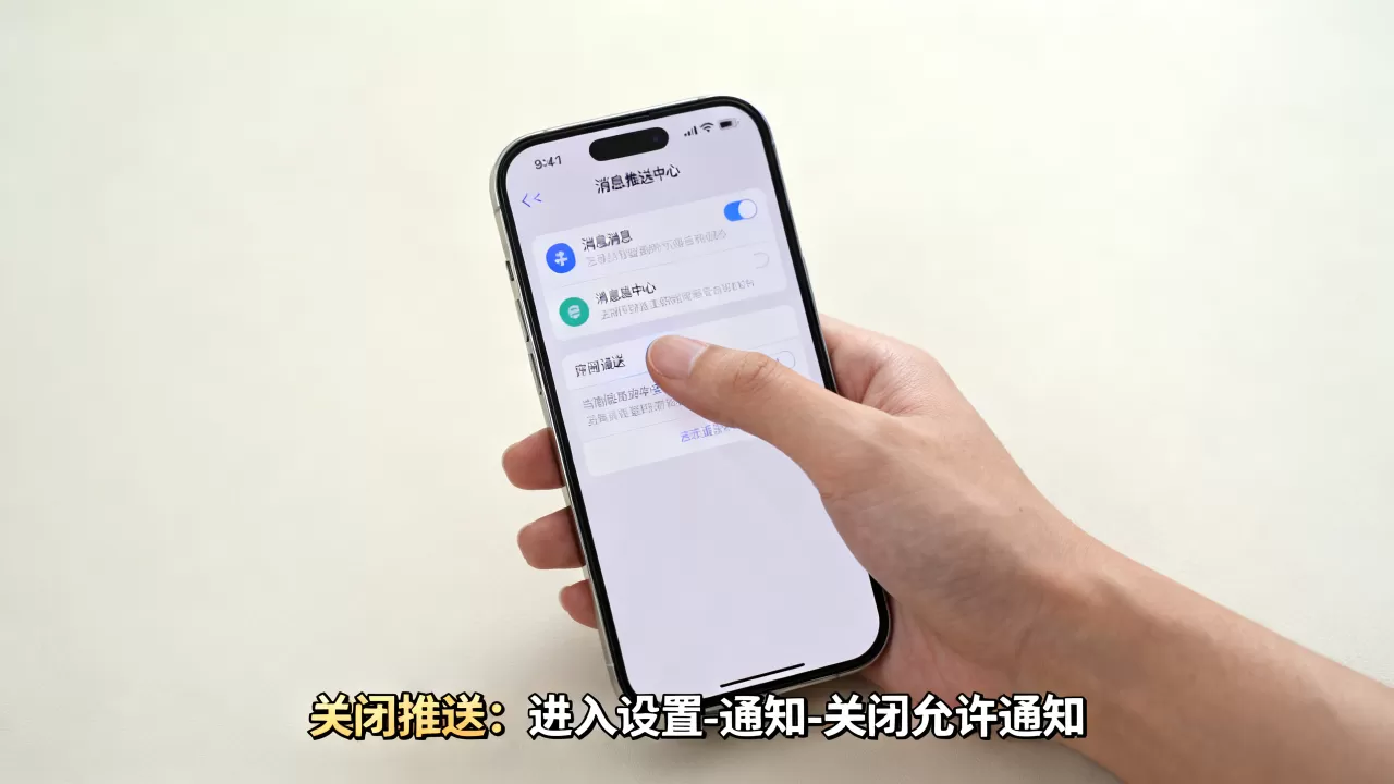 app推送消息怎么关？消息推送中心在哪里设置