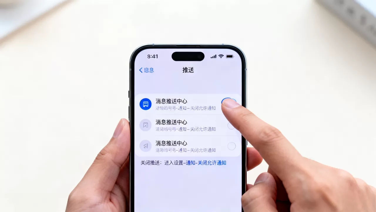 app推送消息怎么关？消息推送中心在哪里设置