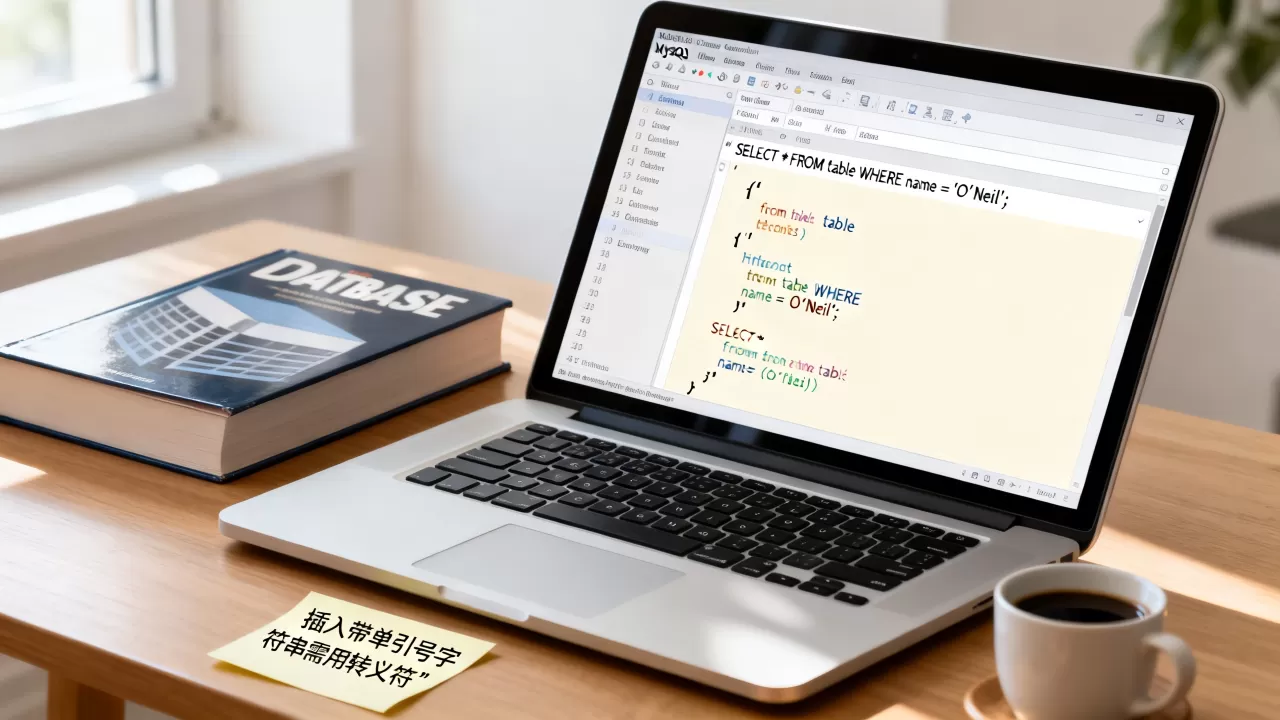 MySQL查询含单引号报错怎么解决?mysql插入带单引号字符串 MySQL查询含单引号报错怎么解决?mysql插入带单引号字符串