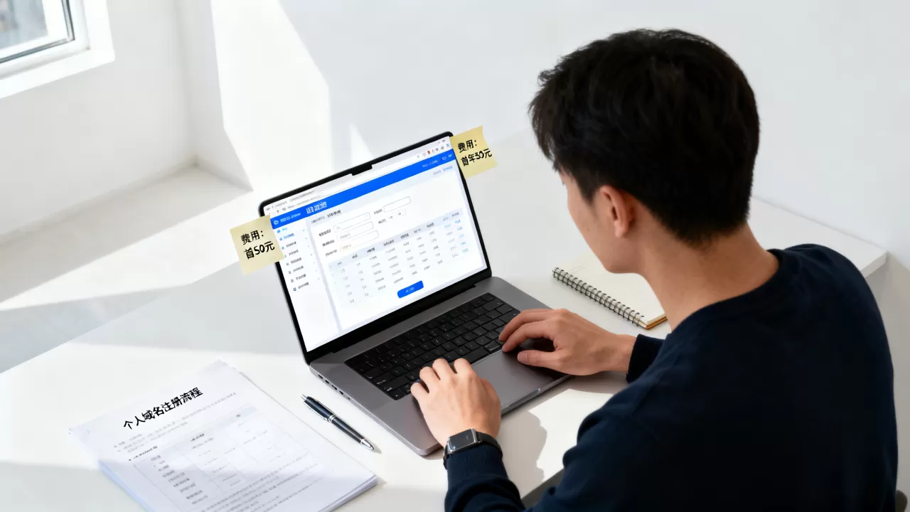 个人可以注册域名吗？个人域名注册流程及费用